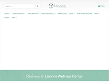 Tablet Screenshot of lisannewellnesscenter.com